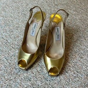 Jimmy Choo Gold Heels